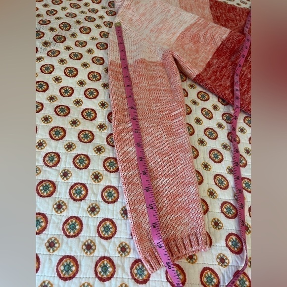 Gispa Italian Knit Pink Ombré Cardigan Tank Set Size L - Picture 12 of 12